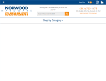 Tablet Screenshot of norwoodhardware.com